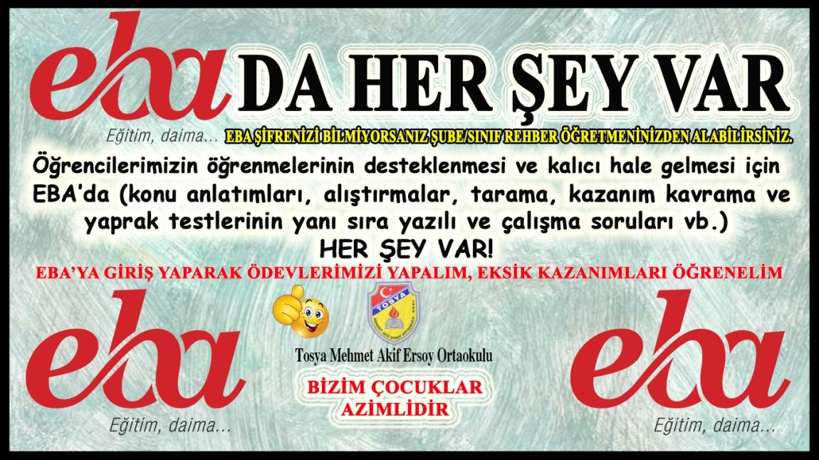 EBA'da Her Şey Var